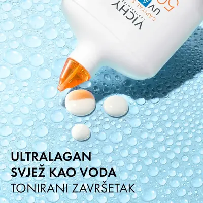 Vichy Capital Soleil UV AQUA NEVIDLJIVI HIDRACIJSKI FLUID SPF50 VISOKA ZAŠTITA, 50 ml