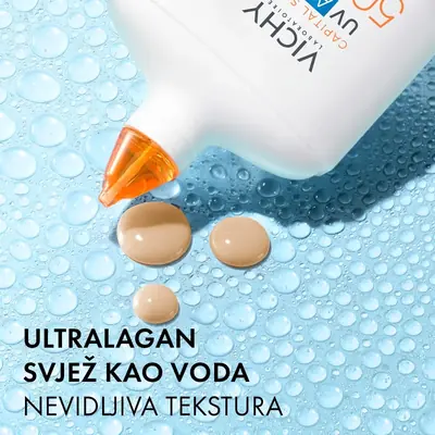 Vichy Capital Soleil UV AQUA LIGHT TONIRANI HIDRACIJSKI FLUID SPF50 VISOKA ZAŠTITA, 50 ml