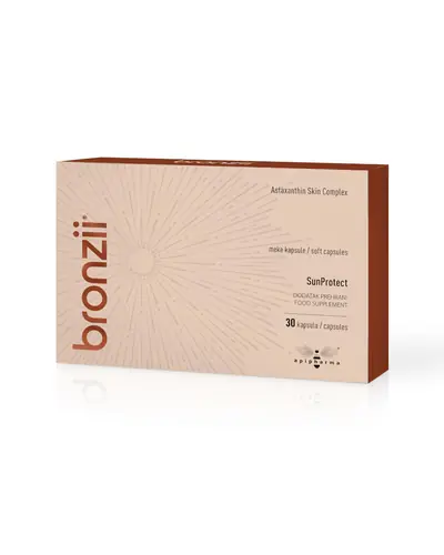 Apipharma Bronzii® Astaxanthin Skin Complex, 30 kapsula