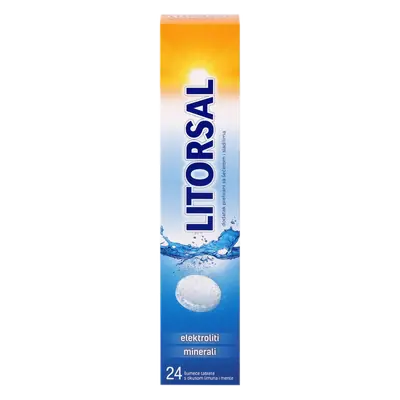 Litorsal s okusom limuna i mente, 24 šumeće tablete