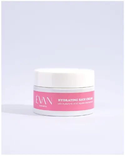 Evan Hydrating Rich Cream, roza, 50 ml