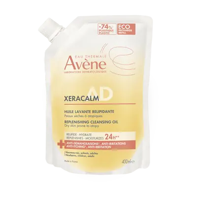 Eau Thermale Avène XeraCalm A.D relipidirajuće ulje za čišćenje REFILL, 400 ml