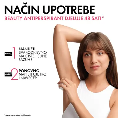 Vichy Dezodorans roll-on Beauty antiperspirant, 50 ml
