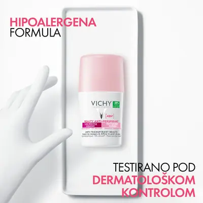 Vichy Dezodorans roll-on Beauty antiperspirant, 50 ml
