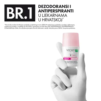 Vichy Dezodorans roll-on Beauty antiperspirant, 50 ml
