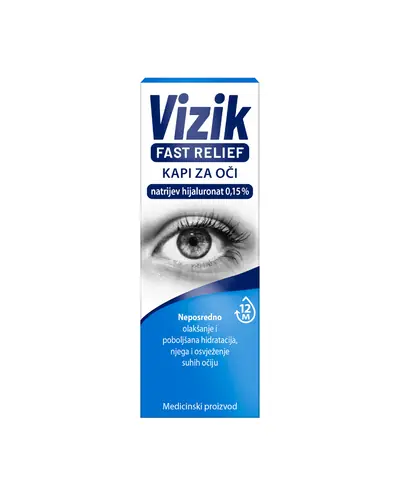 Vizik kapi za oči Fast Relief, 10 ml