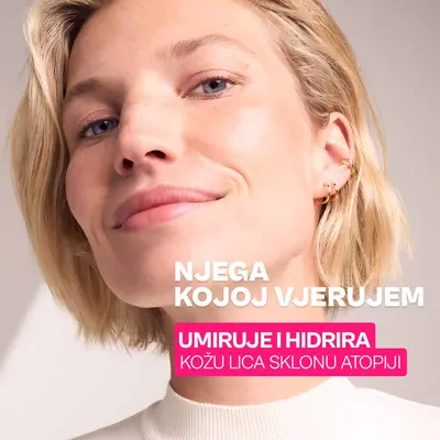 A-Derma Exomega umirujuća gel-krema za lice, 40 ml