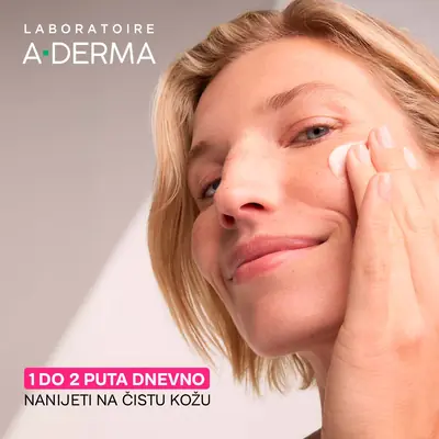 A-Derma Exomega umirujuća gel-krema za lice, 40 ml