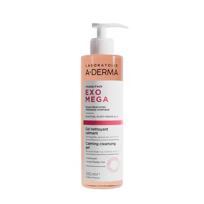 A-Derma Exomega umirujući gel za čišćenje lica, 200 ml