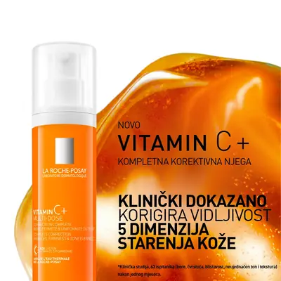 La Roche-Posay Vitamin C+ Multi-Dose korektivna njega za čvrstoću i ujednačenost tena, 40 ml