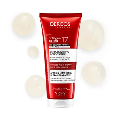  Vichy Dercos Collagen 17 Filler Ultra-obnavljajući balzam, 200 ml