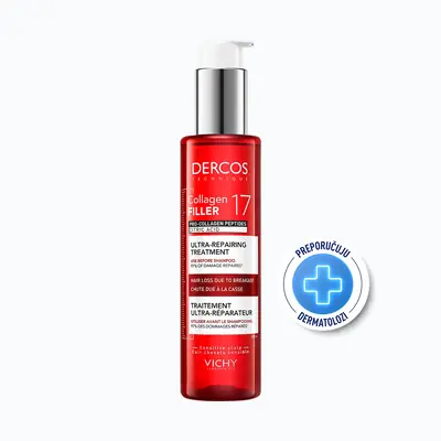 Vichy Dercos Collagen 17 Filler Ultra-obnavljajući tretman, 150 ml