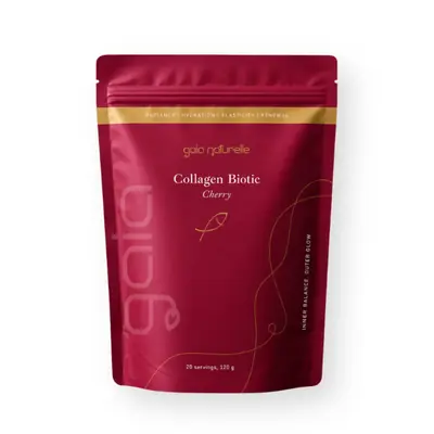 Gaia Naturelle Collagen Biotic, okus trešnje, 20 vrećica