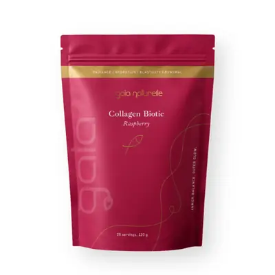 Gaia Naturelle Collagen Biotic, okus maline, 20 vrećica