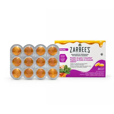 Zarbee’s Original pastile za grlo i imunitet, 24 pastile