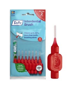 TePe Original Interdentalne četkice Crvene vel. 2 / 0,5 mm, 8 komada