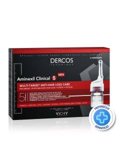 Vichy AMINEXIL CLINICAL 5 tretman protiv ispadanja kose za muškarce 21 ampula