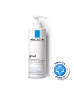 La Roche-Posay Lipikar Lait, losion za hidrataciju tijela, 400 ml