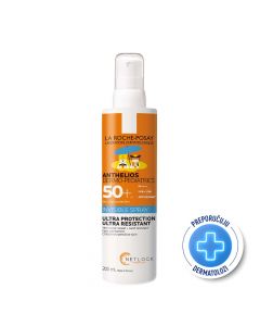 La Roche-Posay Anthelios Dermo-pedijatrijski Nevidljivi sprej SPF50+ 200 ml