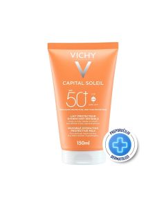 Vichy Capital Soleil MLIJEKO ZA LICE I TIJELO SPF 50+  VRLO VISOKA ZAŠTITA, 150 ml