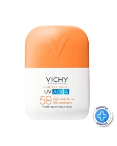Vichy Capital Soleil UV AQUA NEVIDLJIVI HIDRACIJSKI FLUID SPF50 VISOKA ZAŠTITA, 50 ml