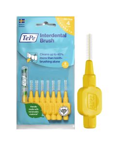 TePe Original Interdentalne četkice Žute vel. 4 / 0,7 mm, 8 komada