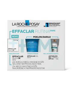 La Roche-Posay Effaclar rutina - Teen PROMO, 40 ml + 50 ml + 3 ml