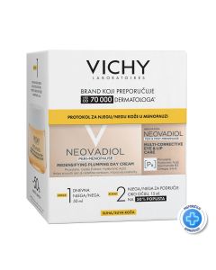 Vichy Neovadiol Protokol za njegu kože u menopauzi za suhu kožu, 50 ml + 15 ml