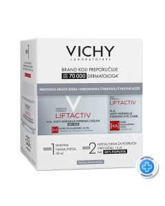 Vichy Liftactiv Protokol protiv bora i nedostatka čvrstoće suhe kože, 50 ml + 15 ml