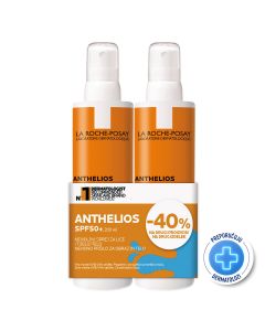 La Roche-Posay Anthelios Nevidljivi sprej SPF50+, 2 x 200 ml PROMO