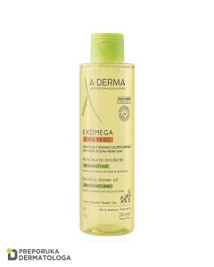 A-Derma Exomega Control emolijentno ulje za tuširanje, 200 ml