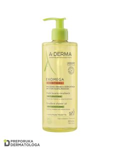 A-Derma Exomega Control emolijentno ulje za tuširanje, 500 ml 