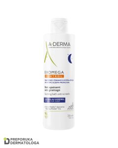 A-Derma Exomega Control umirujuća kupka protiv grebanja, 200 ml