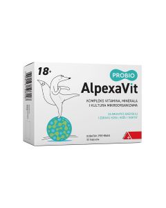 AlpexaVit PROBIO 18+ za imunitet, energiju i zdravu kosu, kožu i nokte