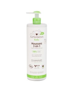 Alphanova Pjenušava kupka - šampon 3u1, 400ml