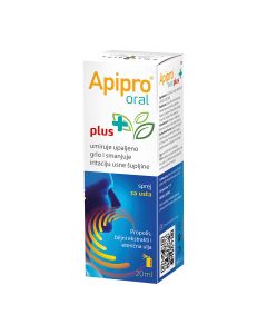 Apipharma Apipro® oral plus sprej za usta, 20 ml