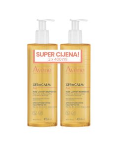 Eau Thermale Avène XeraCalm A.D relipidirajuće ulje za čišćenje SUPER CIJENA, 2X400 ml