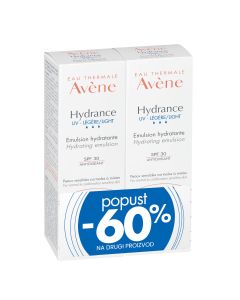 Eau Thermale Avène Hydrance UV LEGERE hidrirajuća emulzija SPF 30 PROMO, 2 x 40 ml