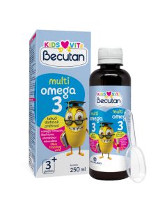 Becutan Kids Vits Multiomega-3, tekući dodatak prehrani, 250 ml