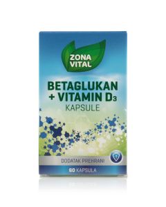 Zona Vital Betaglukan + vitamin D3 kutija (ROK: 03/23)