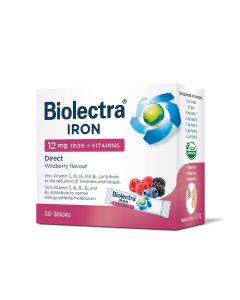 Biolectra Željezo + Vitamin C + Vitamin B Direkt, 30 vrećica