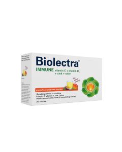 Biolectra Immune Vitamin C + Vitamin D3 + Cink + Selen šumeće granule