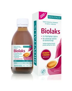 Biovitalis Biolaks za pražnjenje crijeva, 200 ml