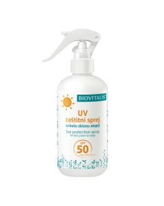 Biovitalis UV zaštitni sprej za kožu sklonu atopiji SPF 50, 250 ml