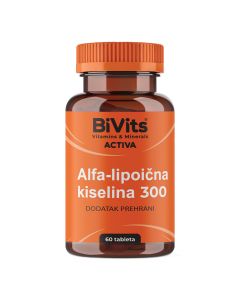 BiVits Activa Alfa lipoična kiselina 300, 60 kapsula