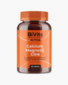 BiVits Activa Calcium Magnezij Cink, 60 tableta