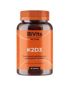 BiVits Activa K2D3, 60 tableta