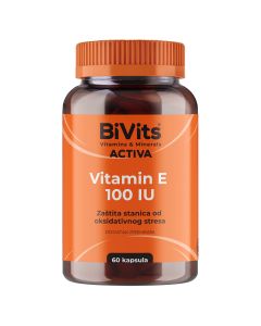 BiVits Activa Vitamin E 100 IU, 60 kapsula