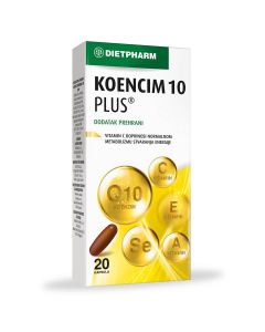 Dietpharm Koencim 10 Plus® kapsule 1+1 PROMO, 2x20 kapsula