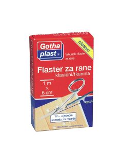 Gothaplast Flaster za rane tkani 1 m x 6 cm 1 kom